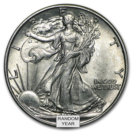 1940-1947 Walking Liberty Half Dollar BU (Random) 1940-1947 Walking Liberty Half Dollar BU (Random)